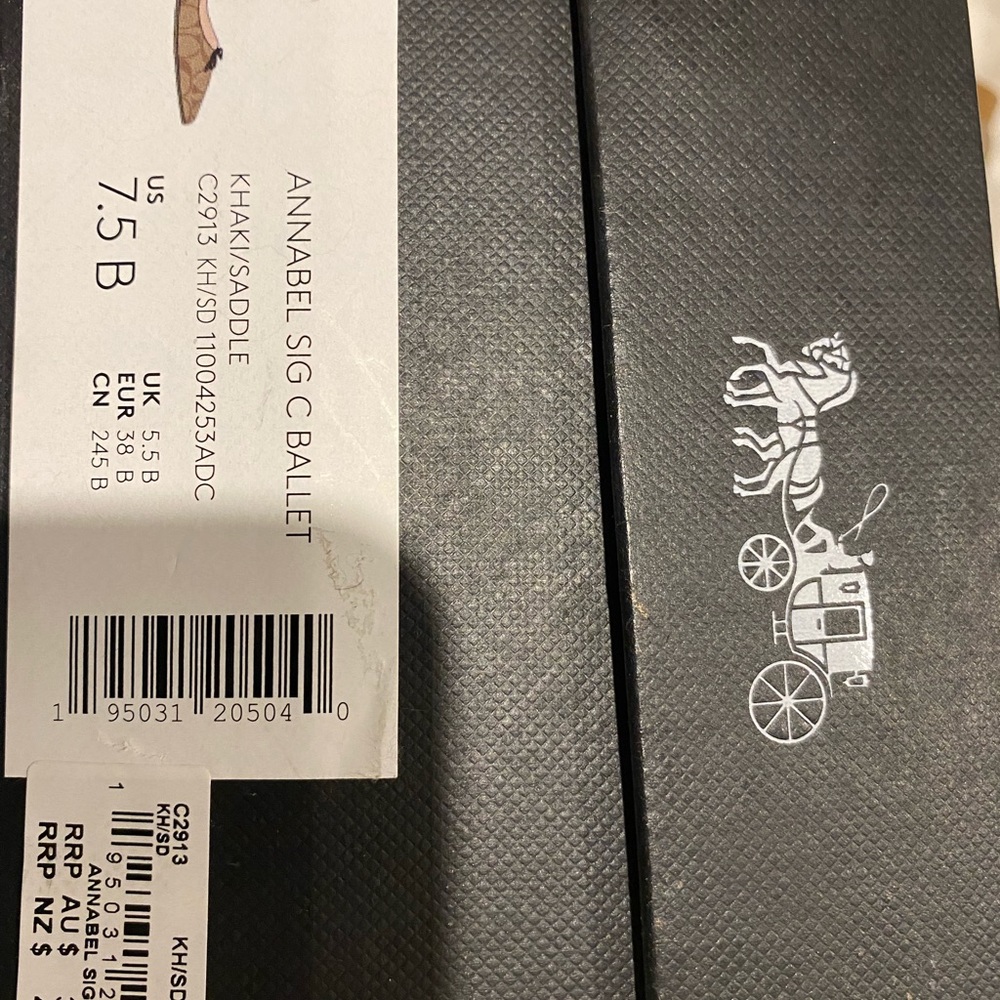 Coach Annabel signature ballet shoes size 7.5 - Picture 6 of 6